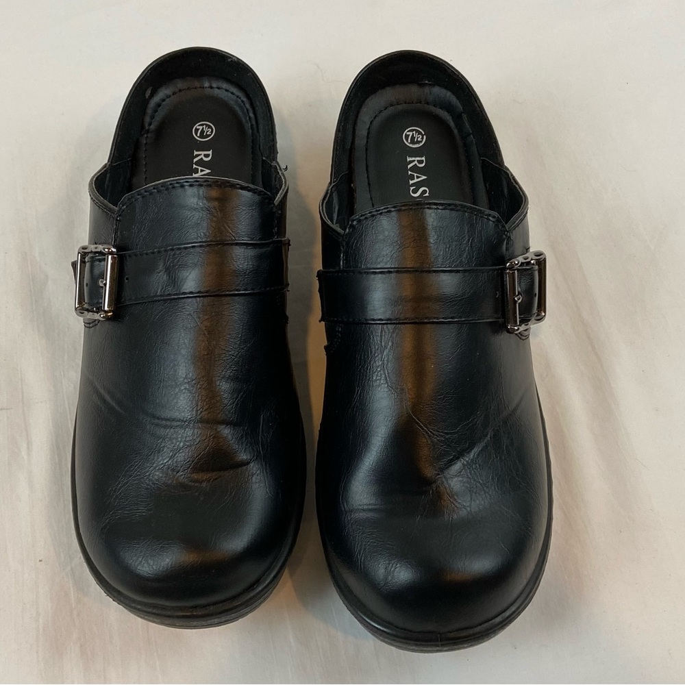 Rasolli Black Wedge Slip On Women’s Shoes Size 7.5